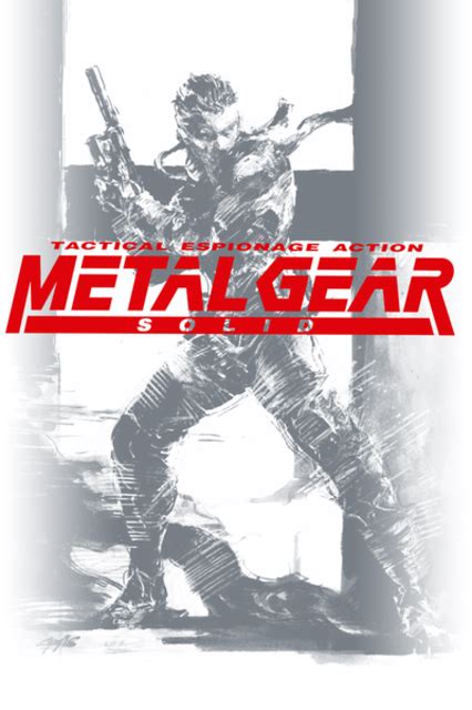 metal gear solid 1 box art|metal gear solid art prints.